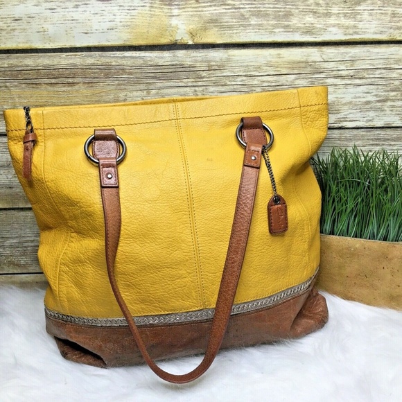 clarks yellow bag